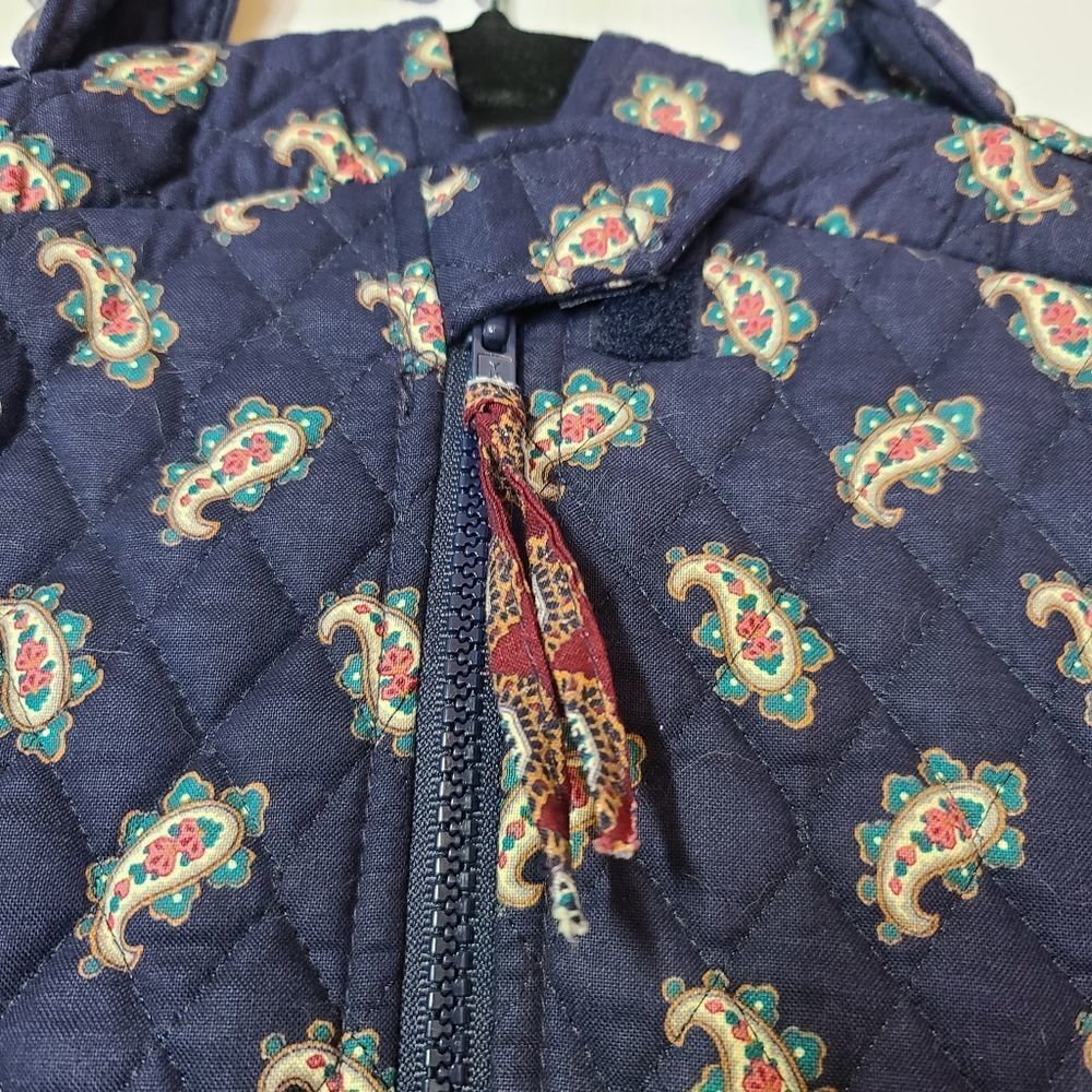 Vera Bradley Vintage Garment Bag Navy 1991 - Picture 5 of 8